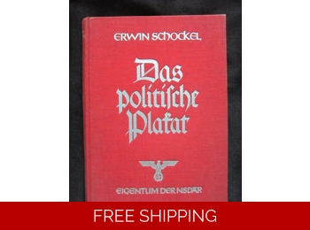 RARE THIRD REICH BOOK - THE POLITICAL POSTER